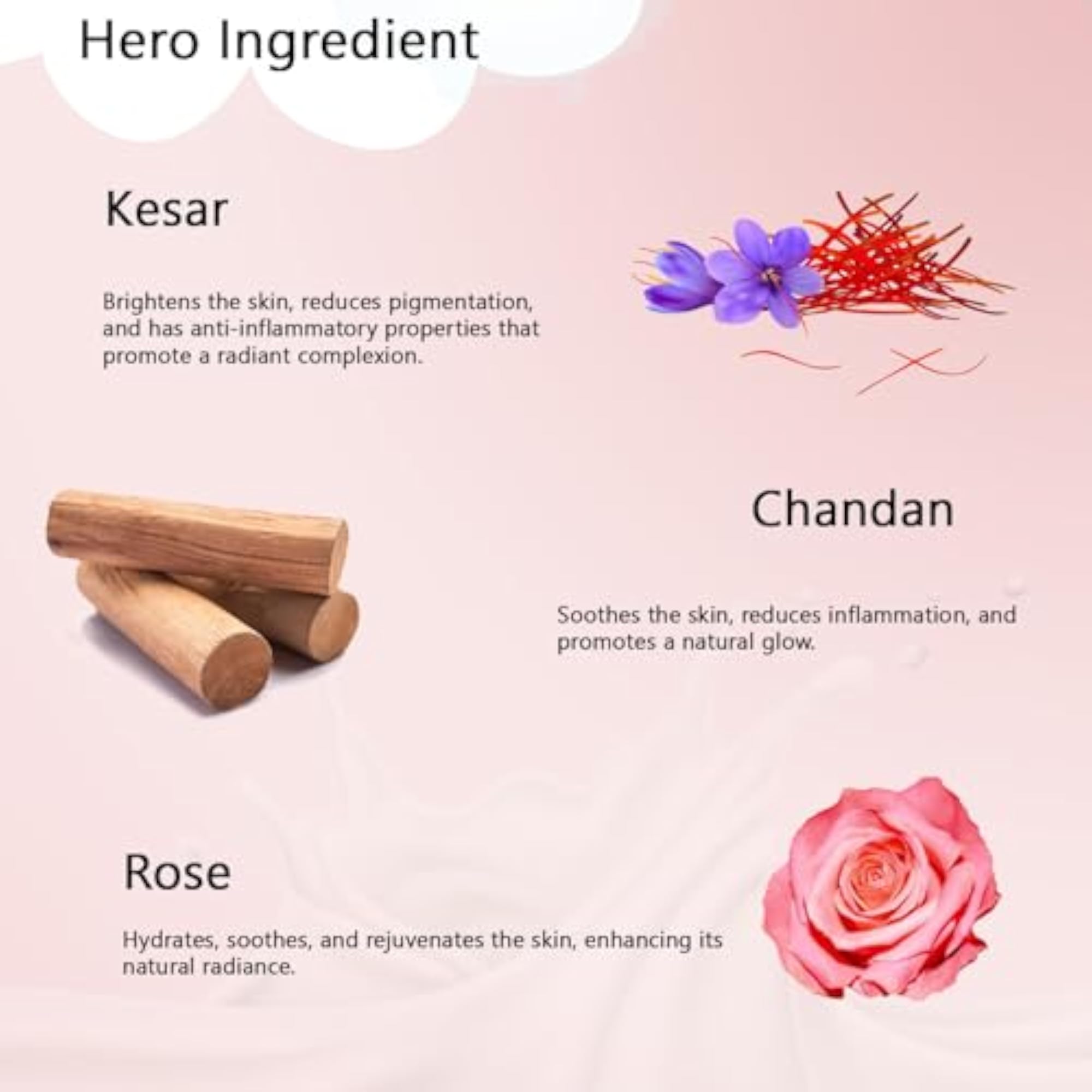 Kesar Chandan Moisturizing Body Lotion, Set of 3, 100ml